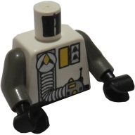 Lego tělo, bílá (973px133c01)